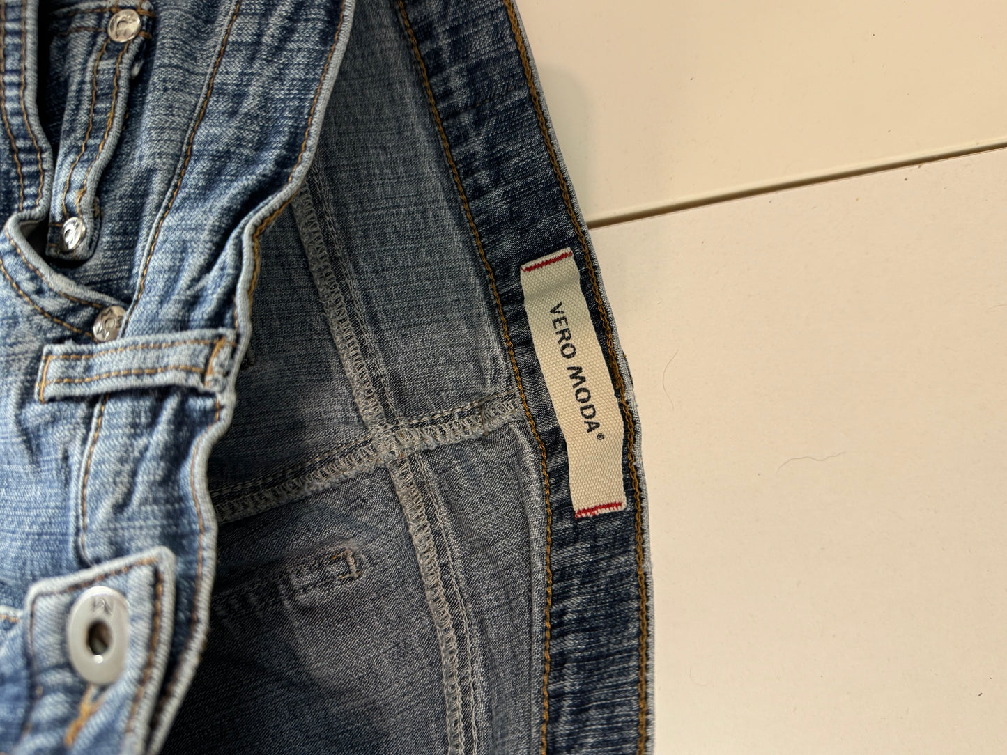 Lågmidjade jeans-stl: S