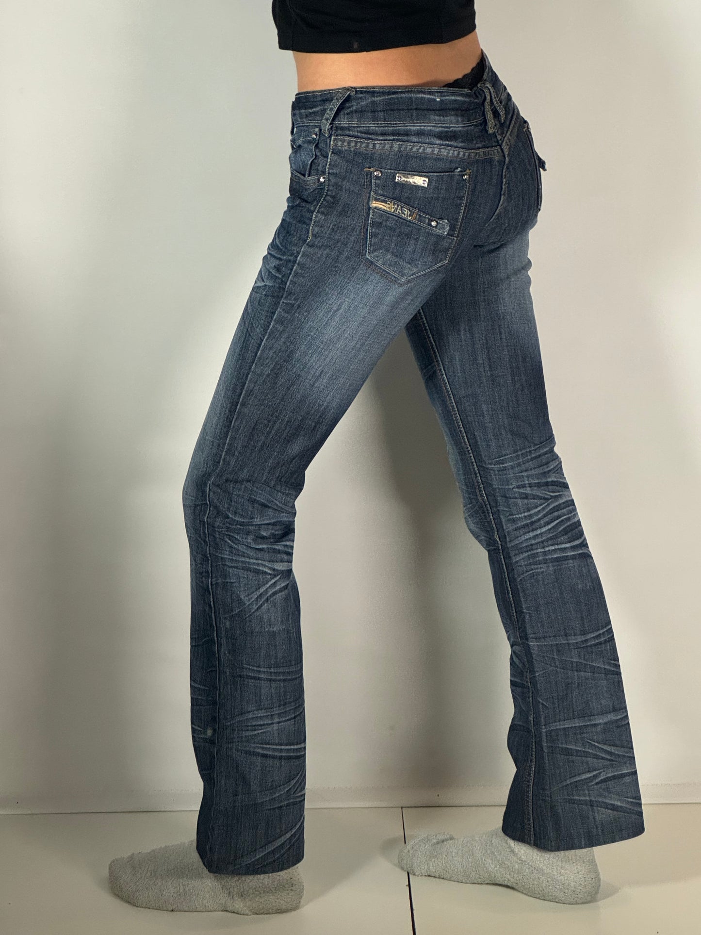 Lågmidjade jeans stl: S