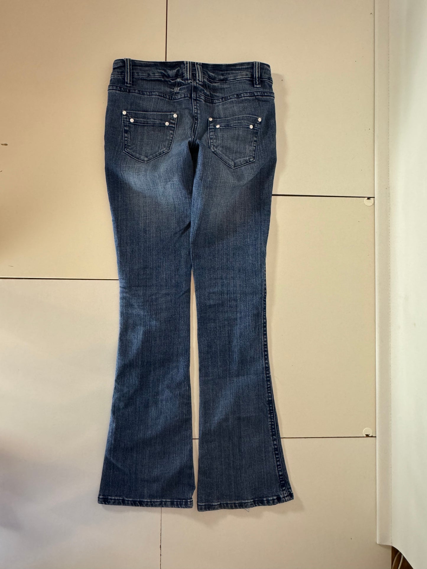 Lågmidjade jeans–stl: XS
