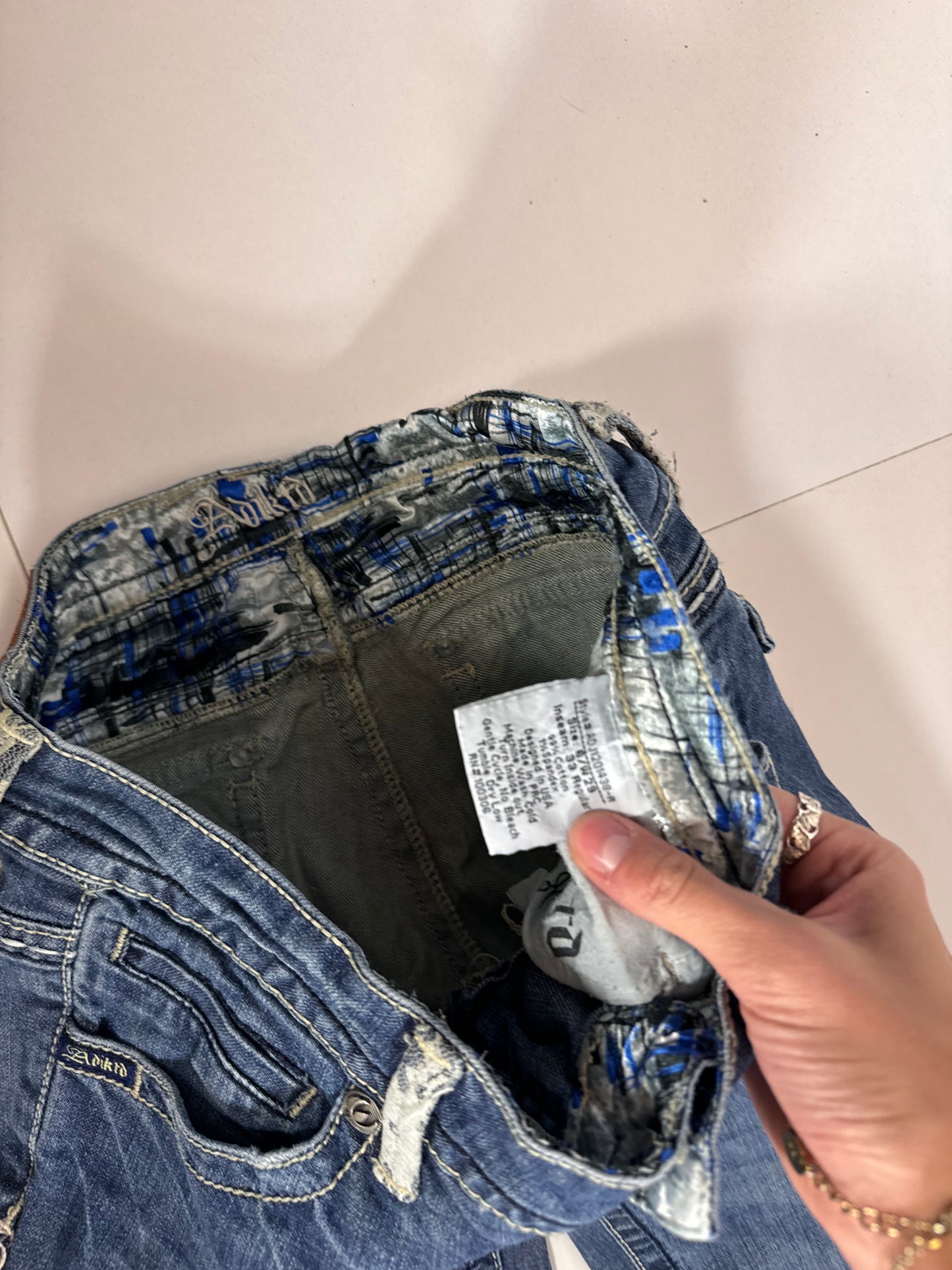 Lågmidjade jeans stl: S