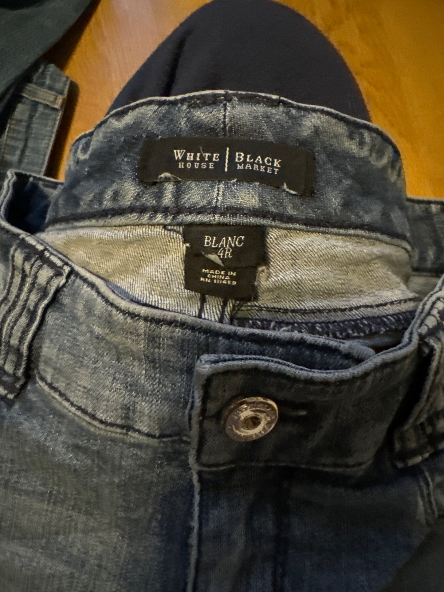 Lavtaljede jeans str: S
