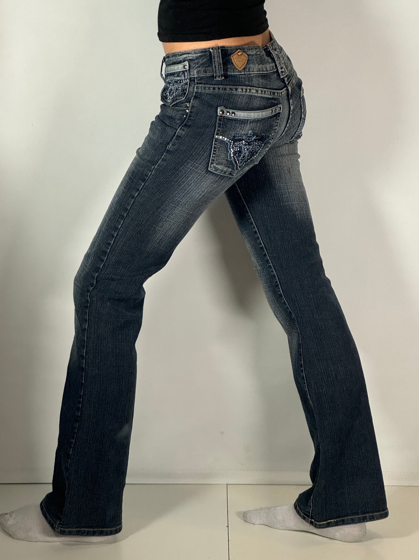 Lågmidjade jeans stl: XS