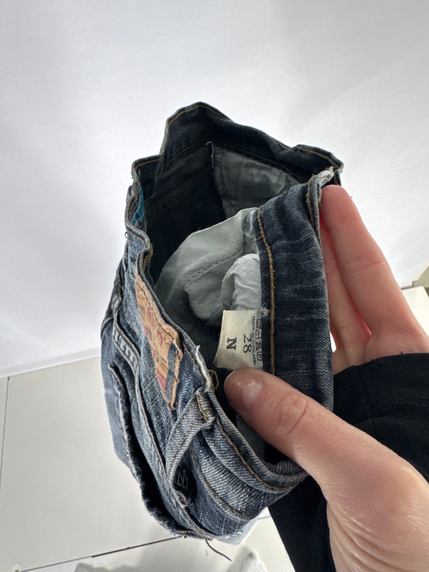 Lågmidjade jeans stl: XS