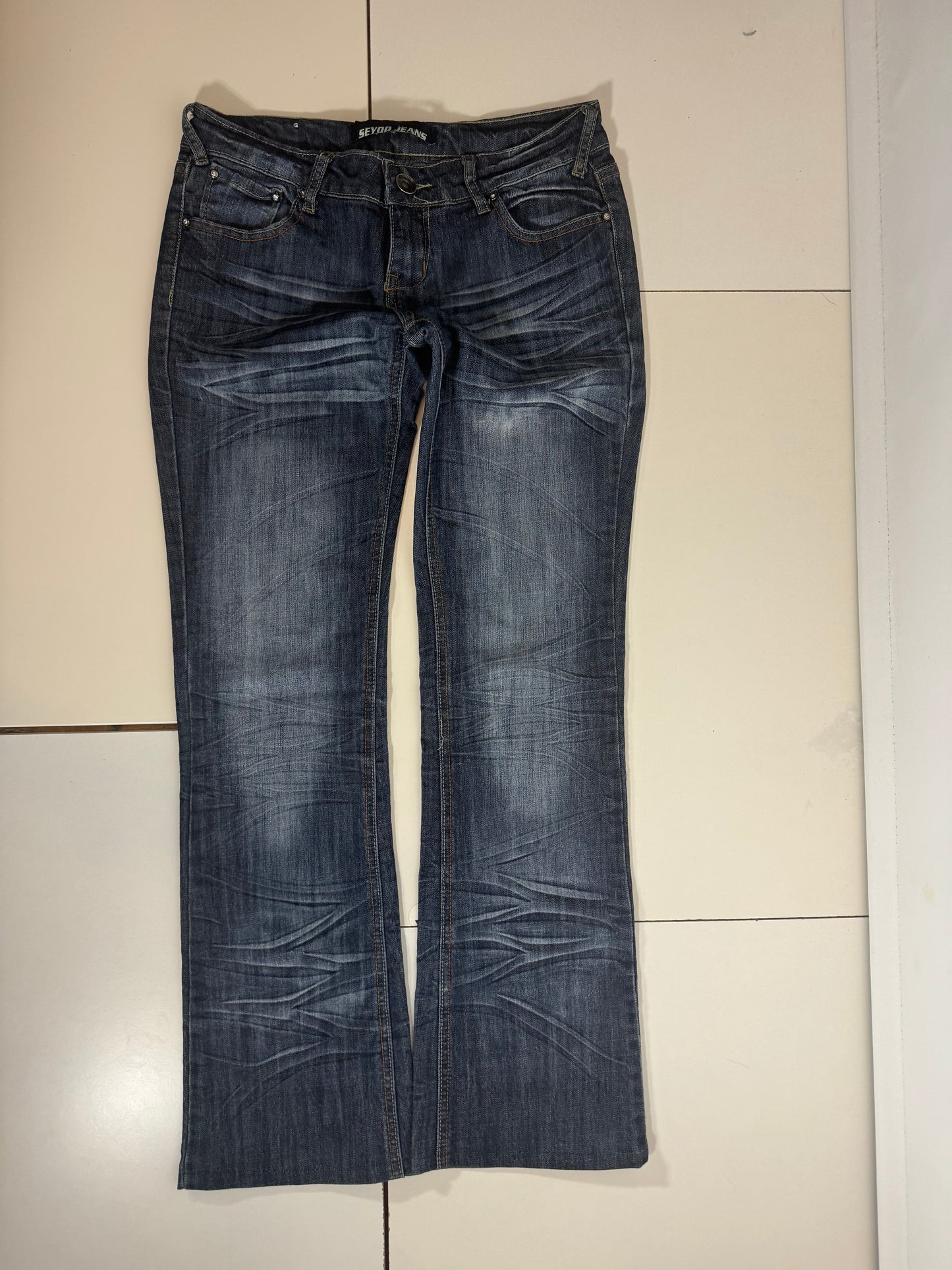 Lågmidjade jeans stl: S