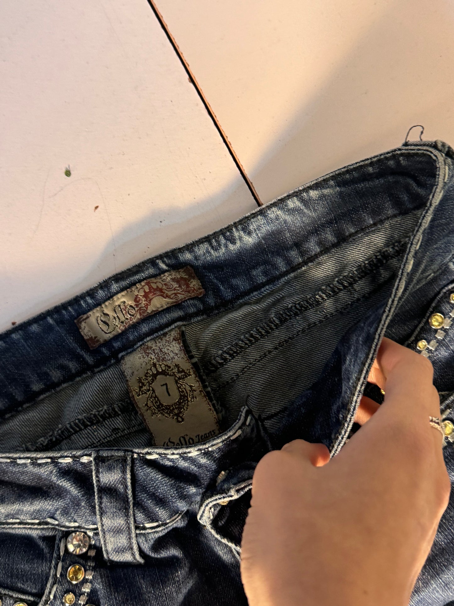 Lågmidjade jeans stl: