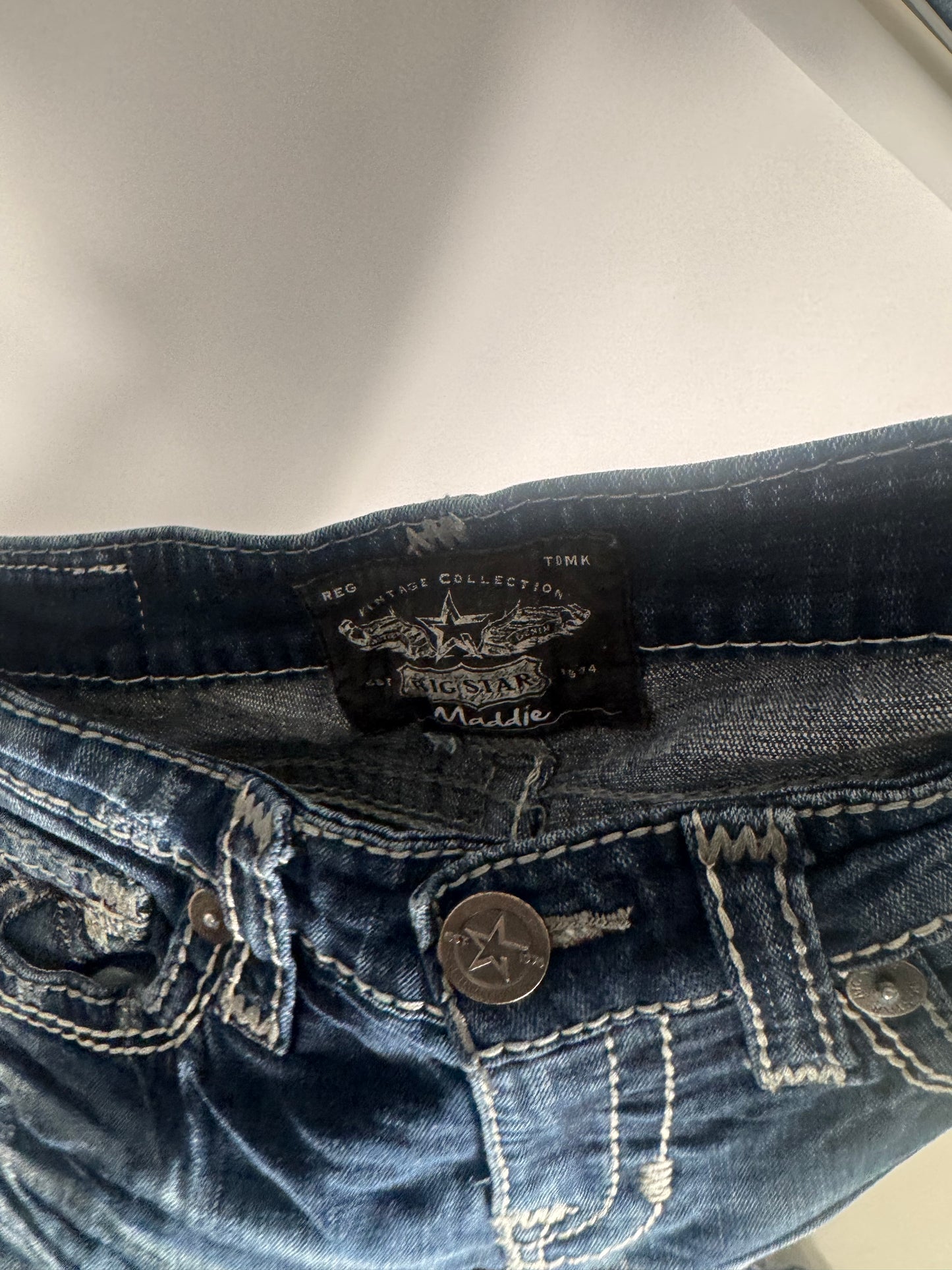 Lågmidjade jeans stl: S