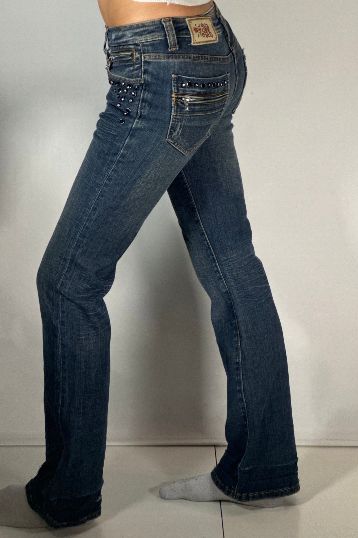 Lågmidjade jeans stl: XXS