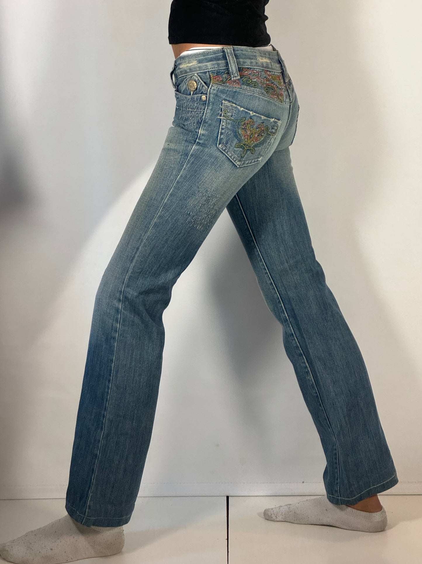 Lågmidjade jeans stl: XS