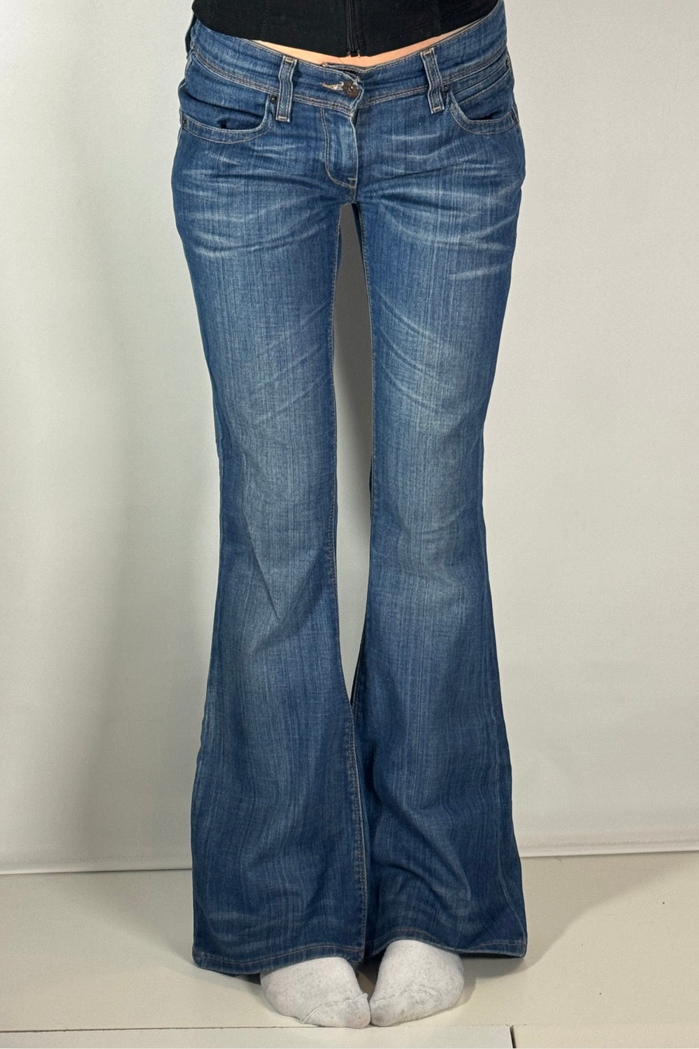 Lågmidjade jeans stl: S