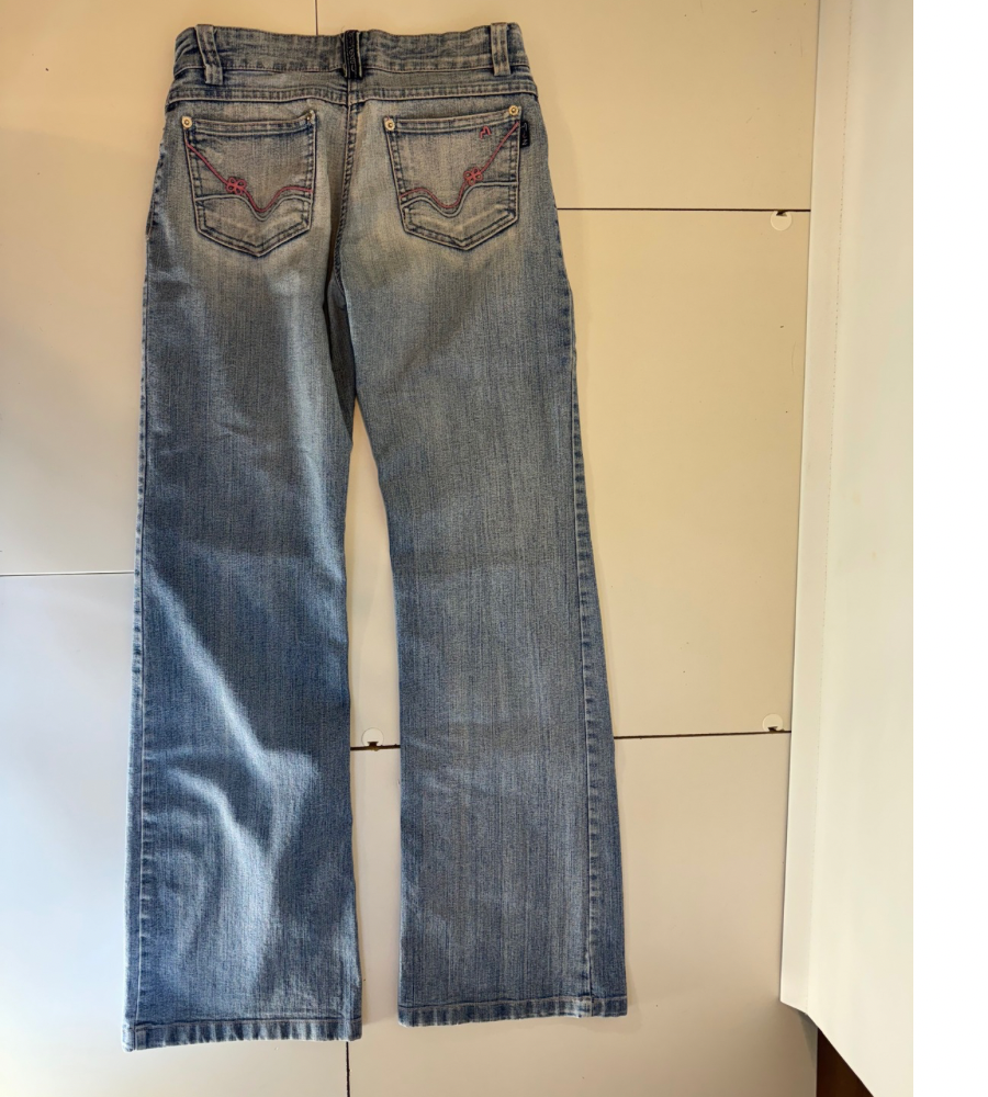 Lågmidjade jeans–stl: XS