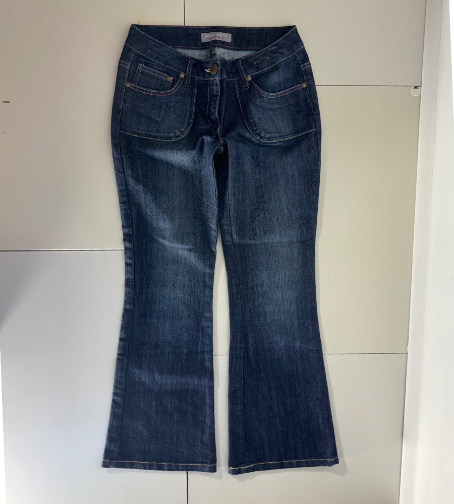 Lågmidjade jeans–stl: XS/S