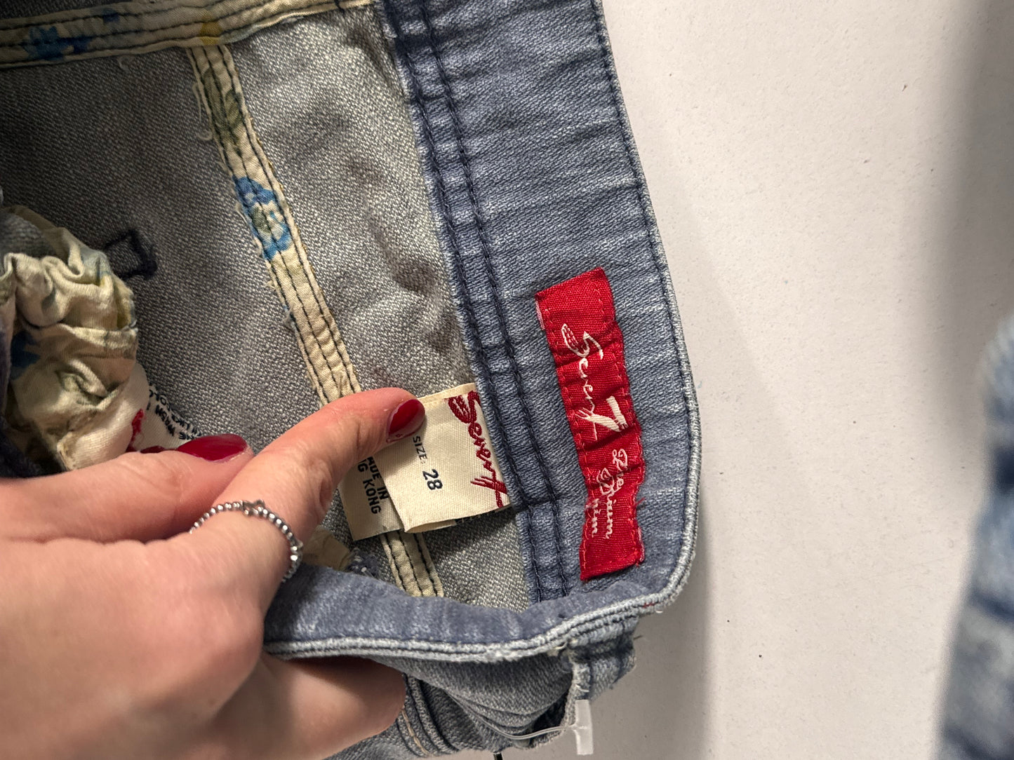 Lågmidjade jeans stl: XS