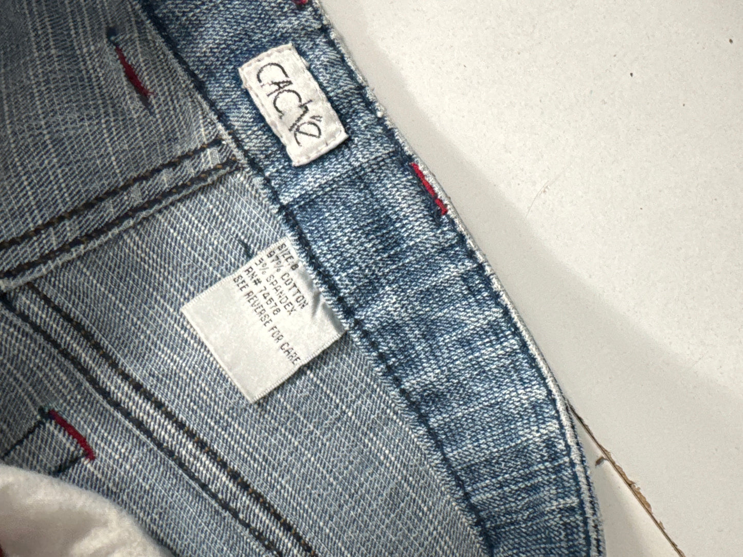 Utsvängda jeans stl: S