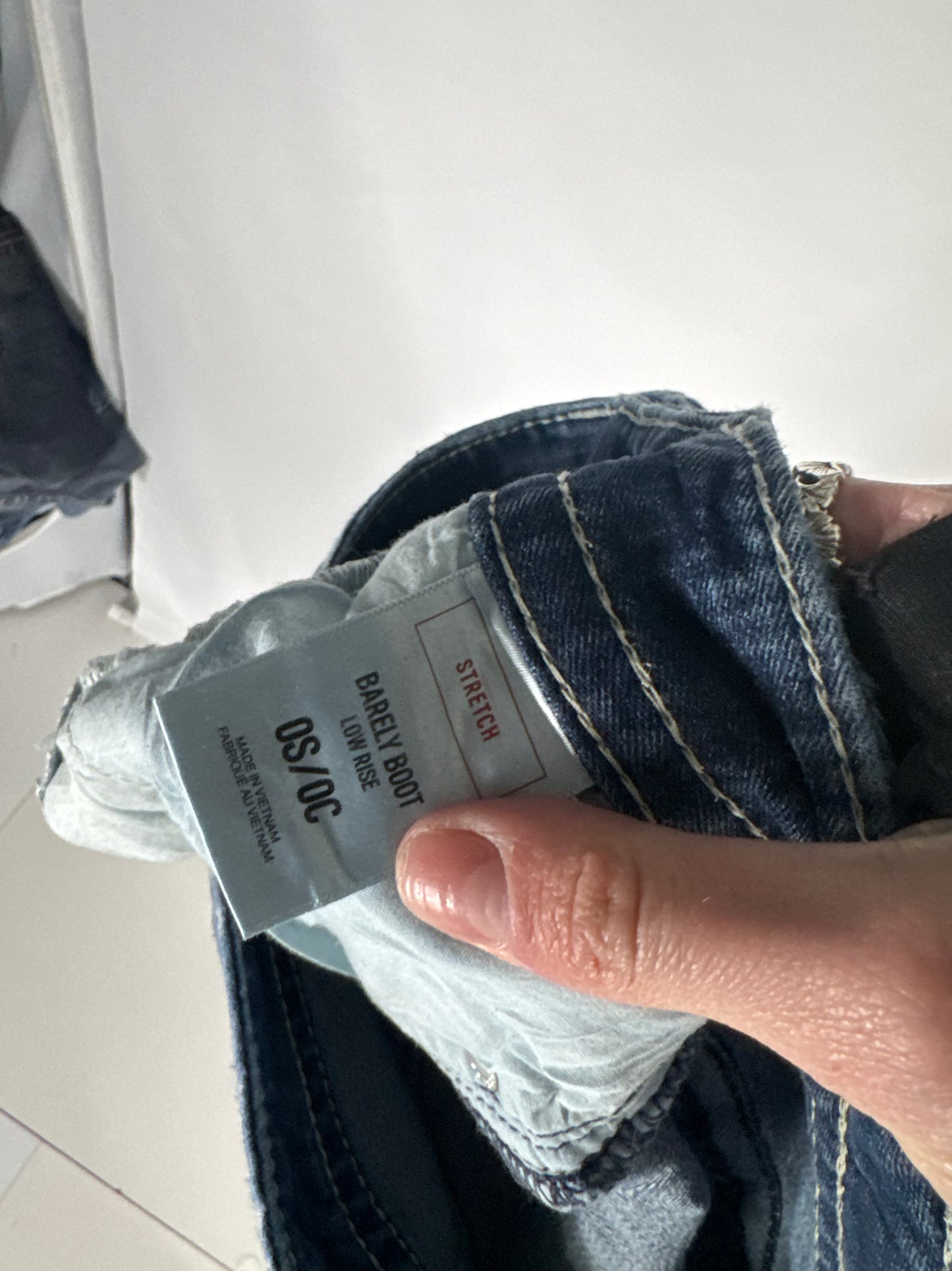 Lågmidjade jeans stl: XS