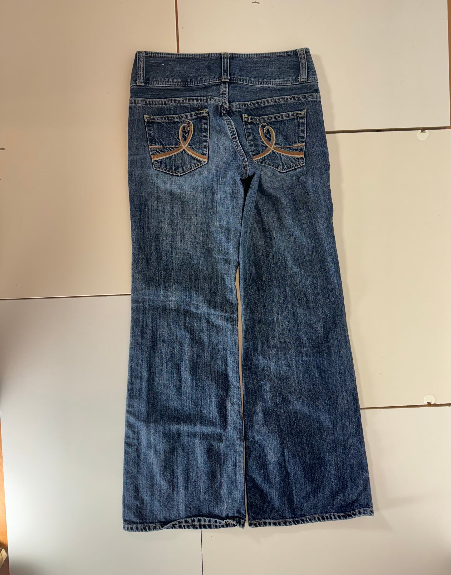 Lågmidjade jeans–stl: XXS