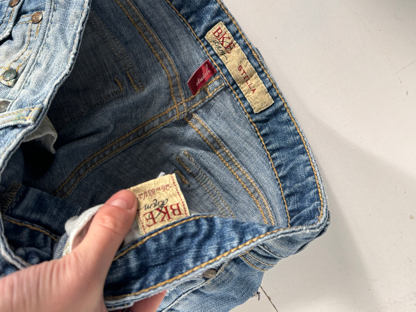 Lågmidjade jeans stl: S