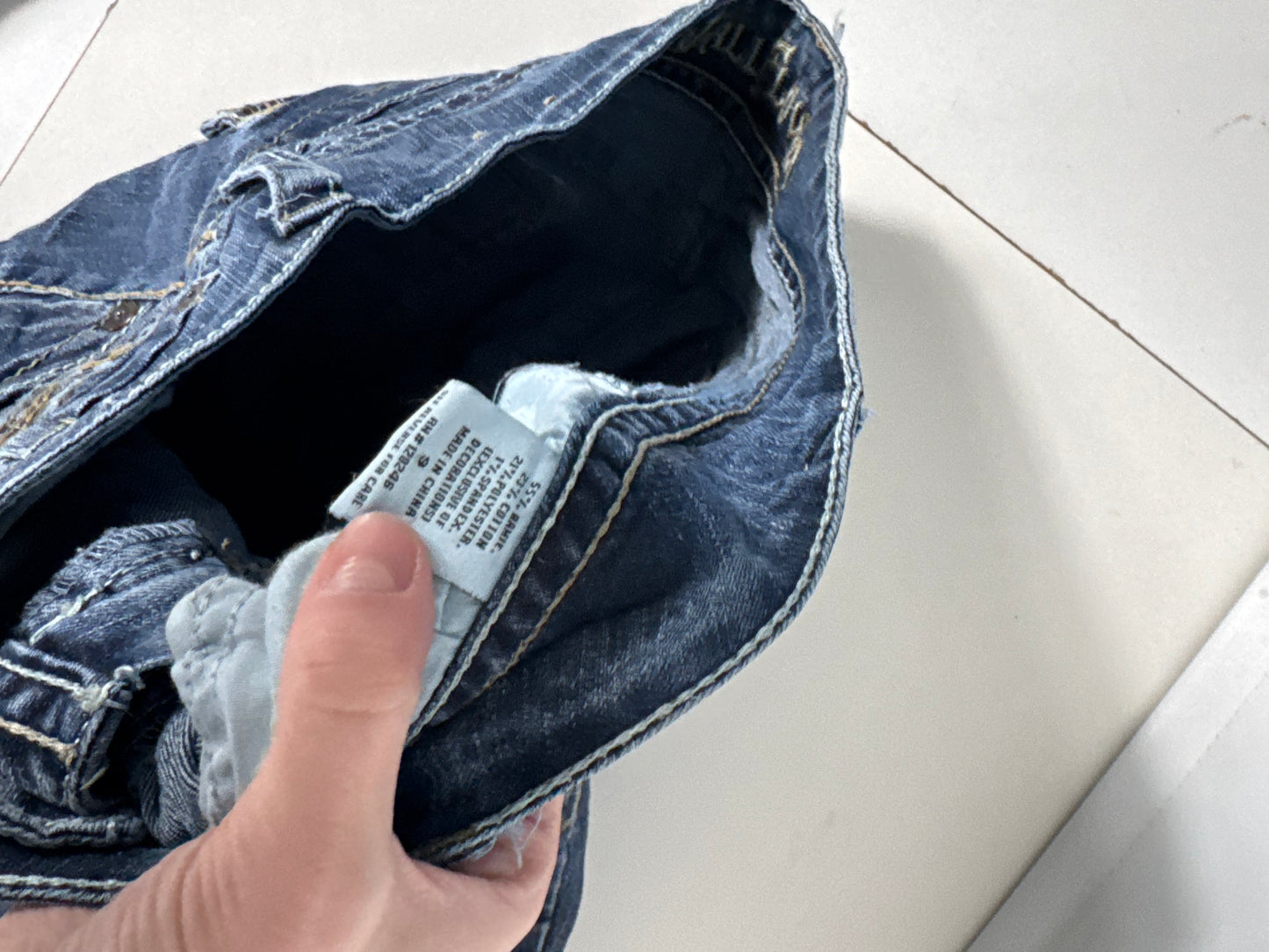 Lågmidjade jeans stl: S/M