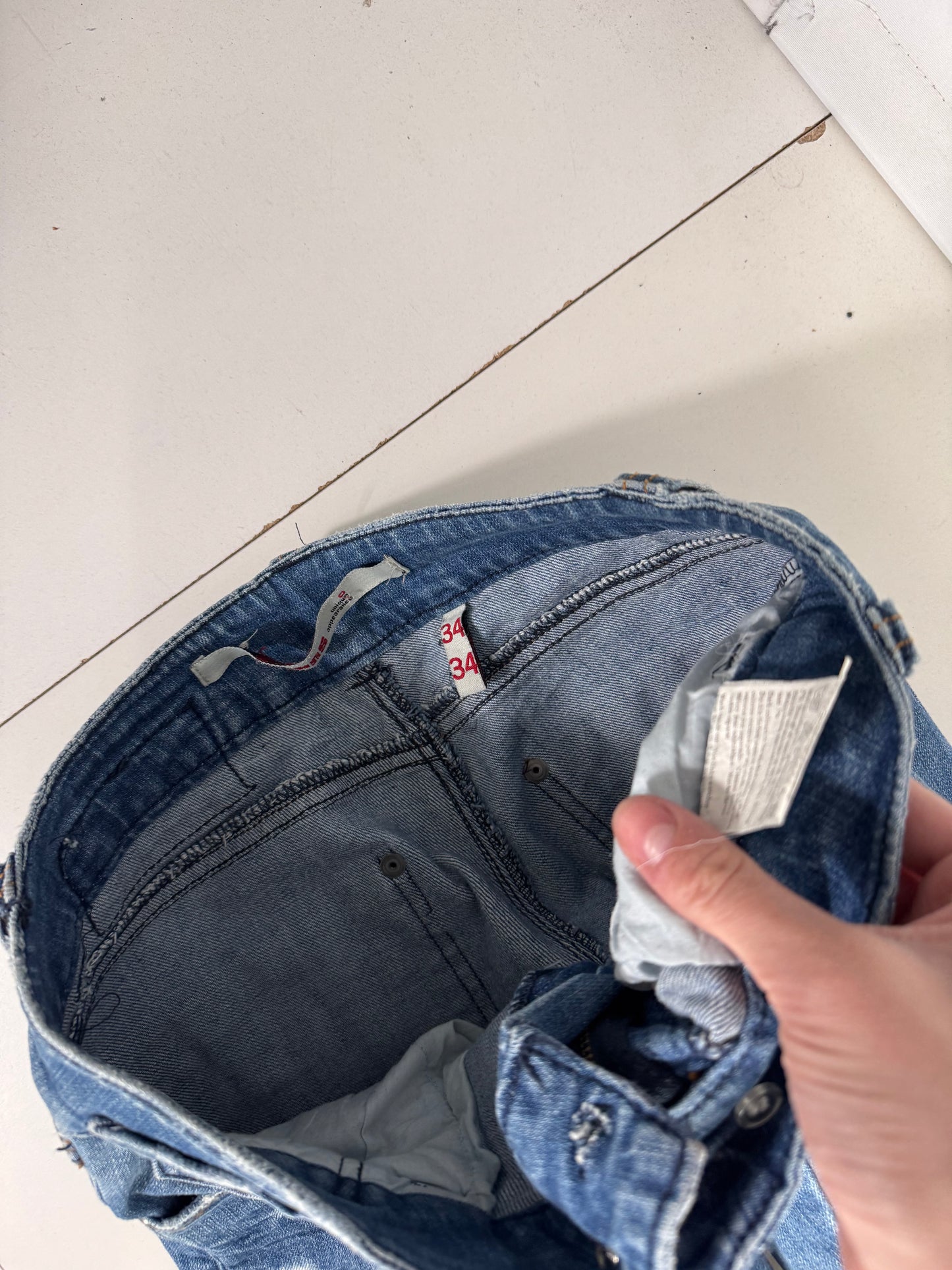 Lågmidjade jeans stl: XS/S