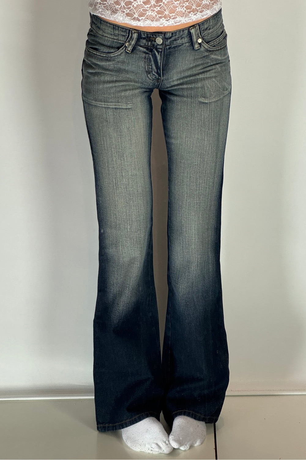 Lågmidjade jeans stl: XS