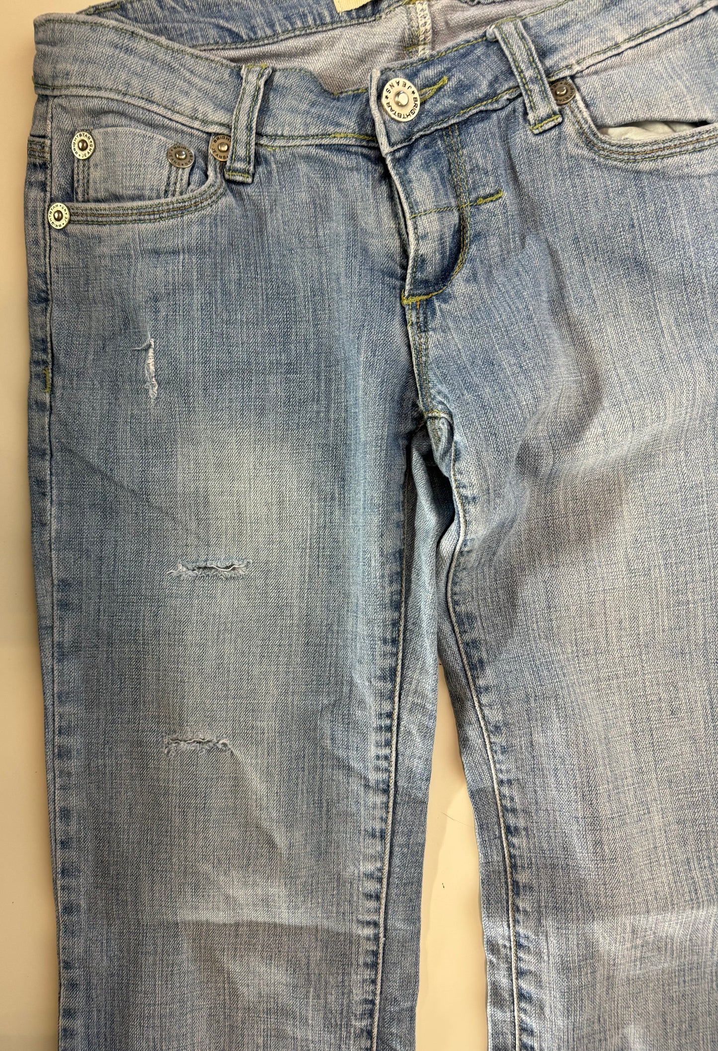 Lågmidjade jeans–stl: S