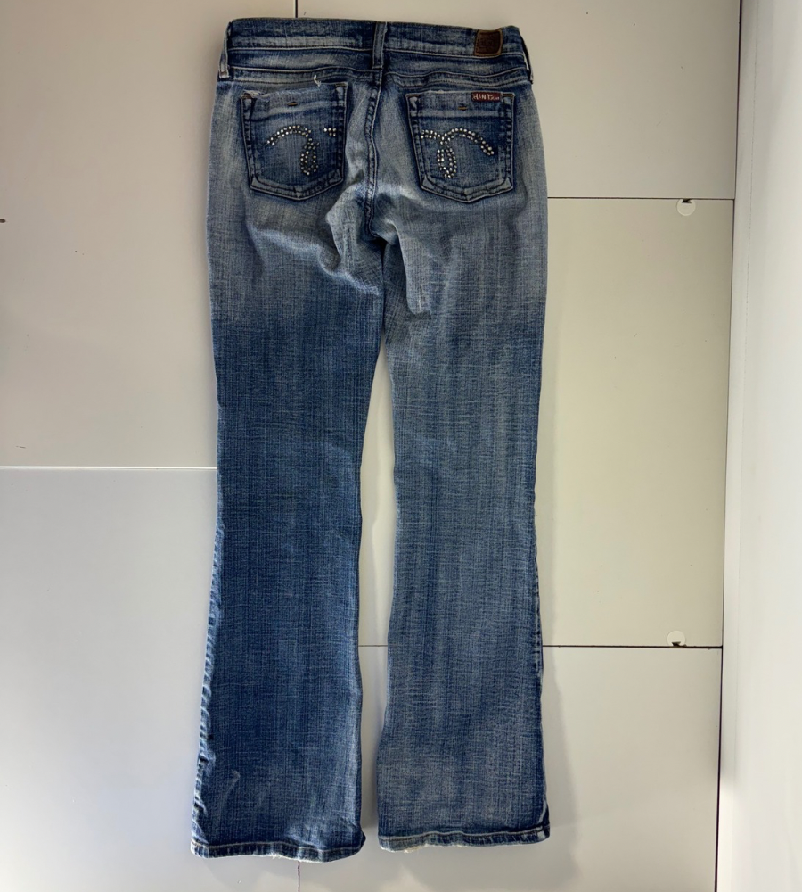 Lågmidjade jeans–stl: S