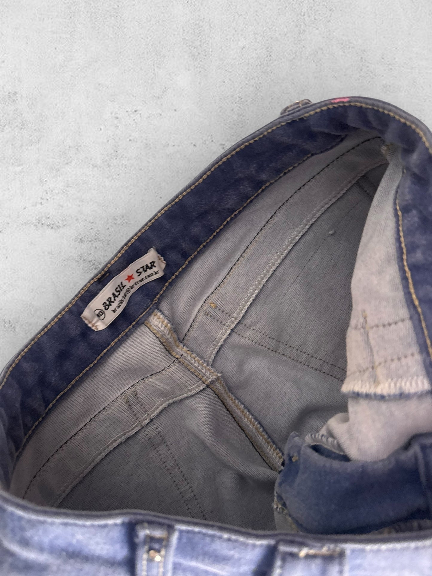 Low-waisted trousers, size XS