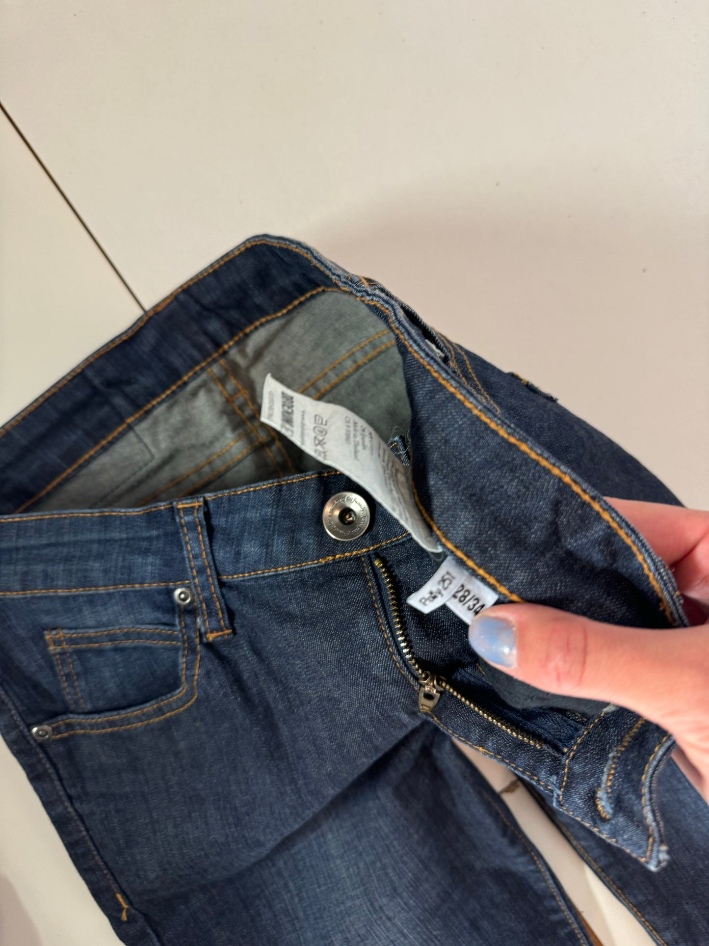 Lågmidjade jeans stl: S