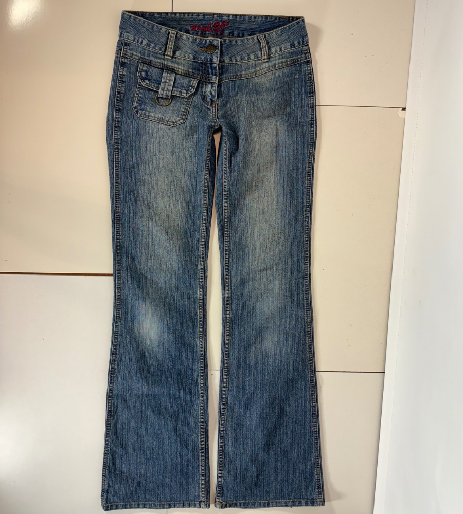 Lågmidjade jeans–stl: XS
