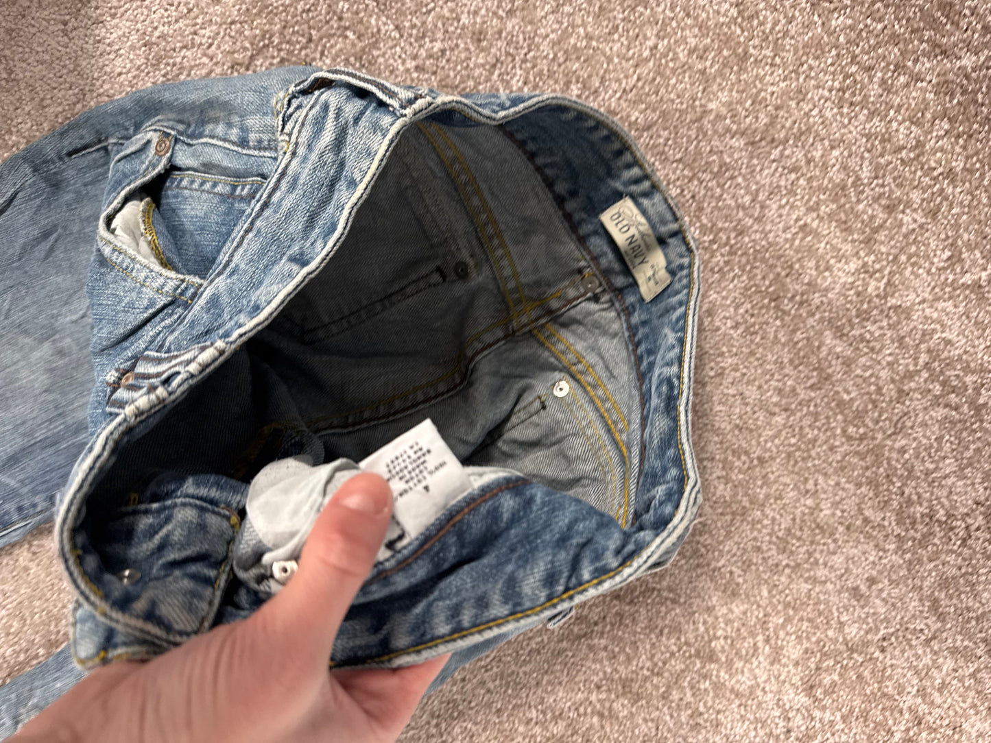 Lågmidjade jeans stl: S