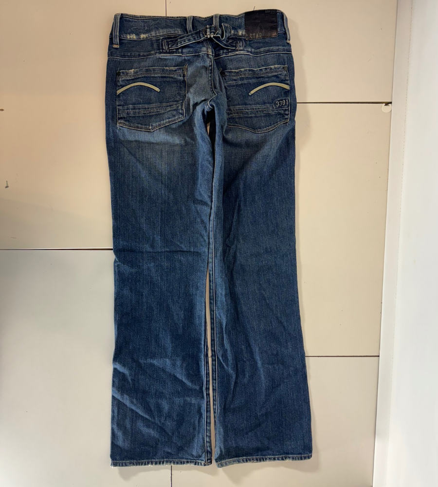 Lågmidjade jeans–stl: S