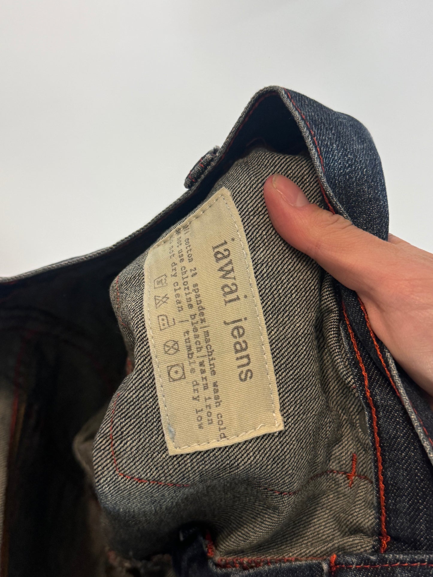 Lågmidjade jeans stl: S