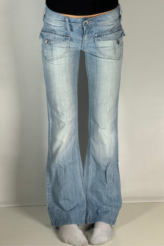 Lågmidjade jeans stl: XS