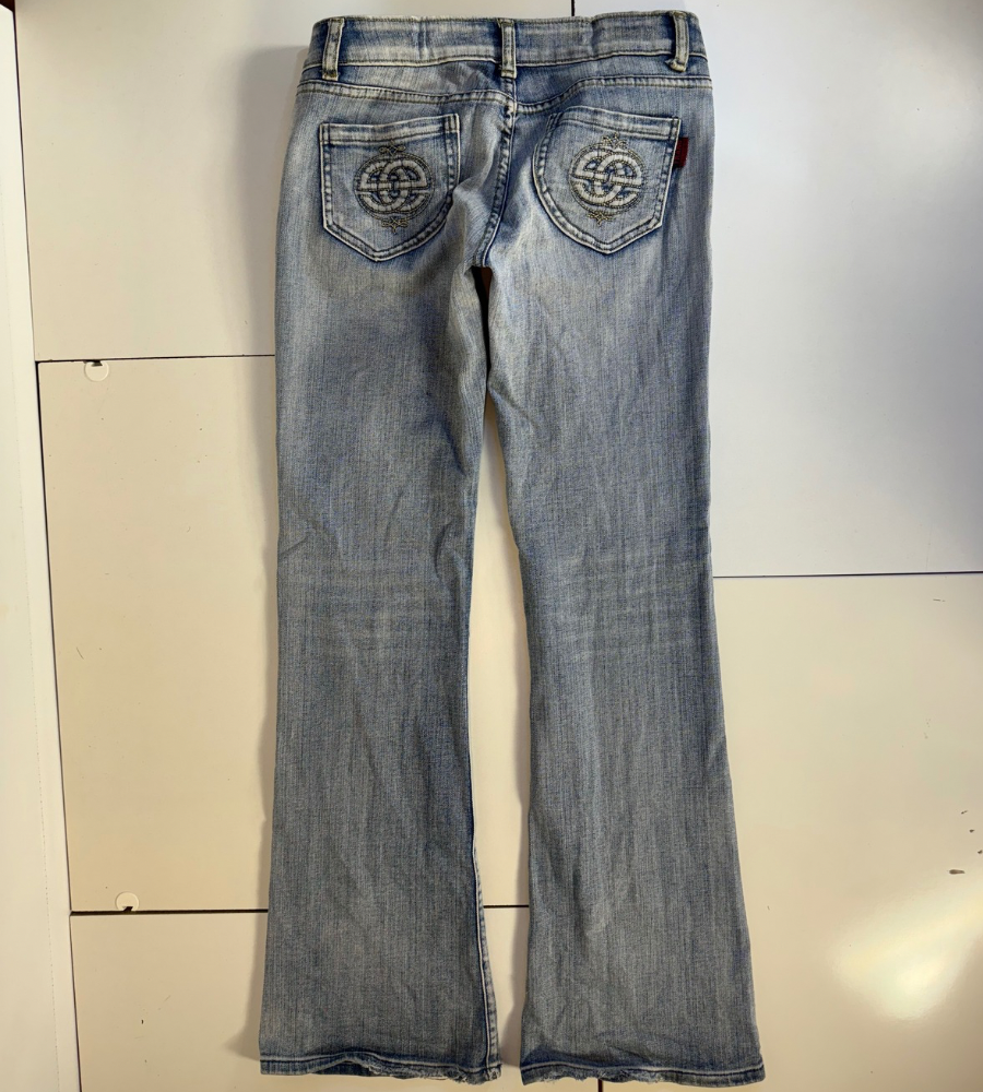 Lågmidjade jeans–stl: S
