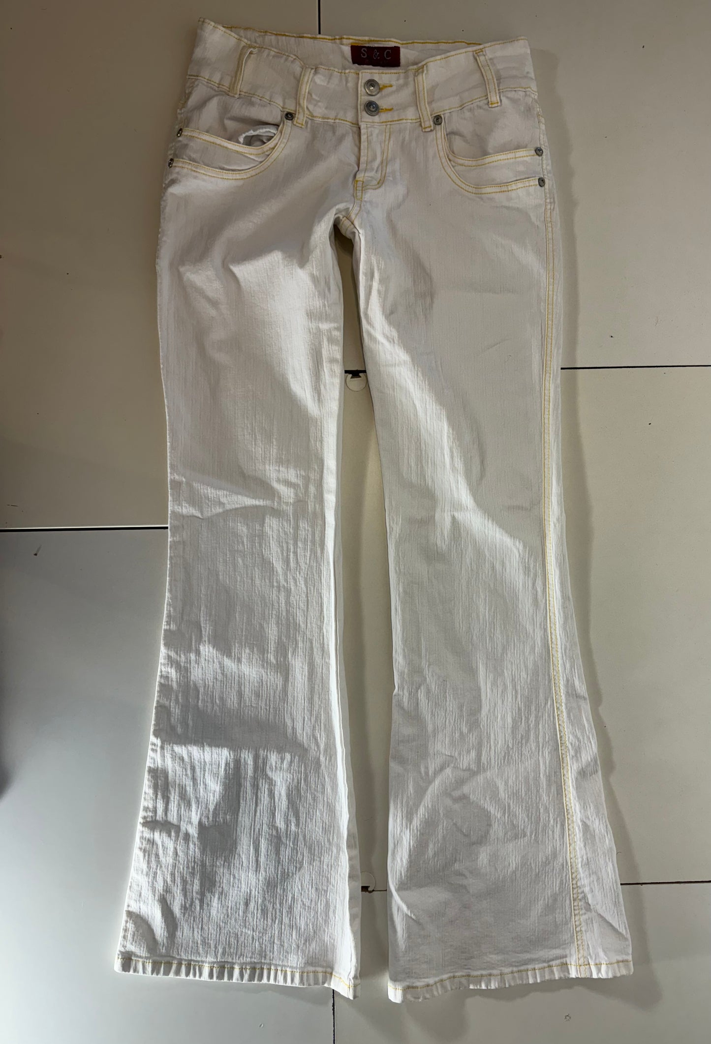 Lågmidjade jeans stl: S