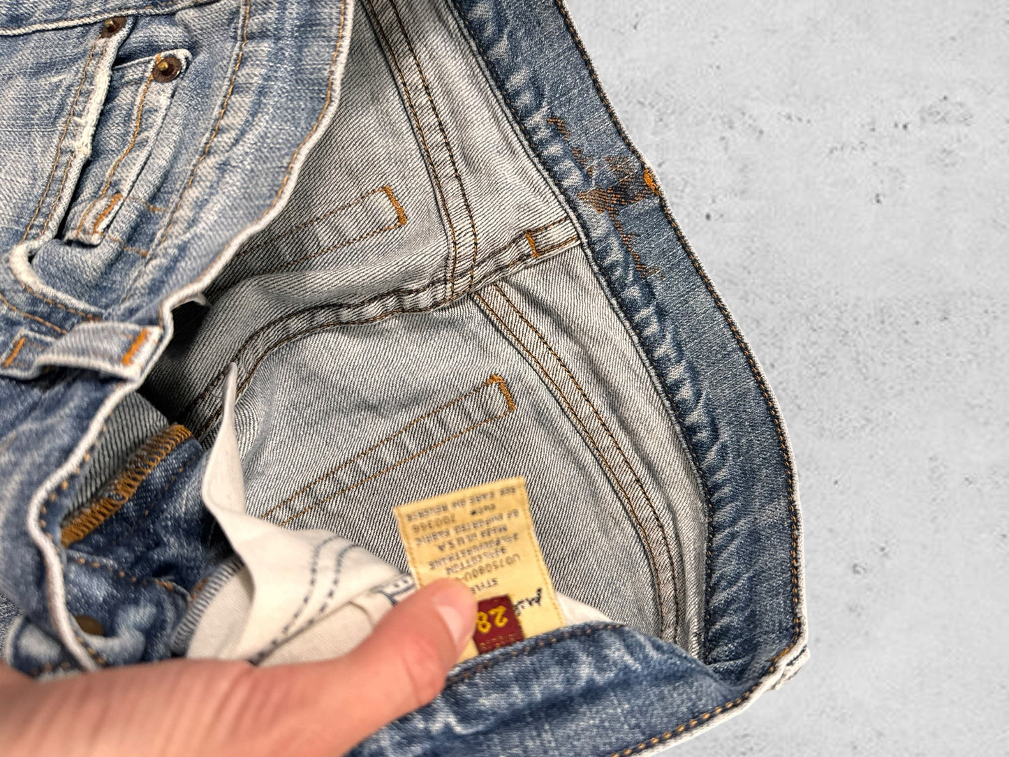 Lågmidjade jeans stl: S