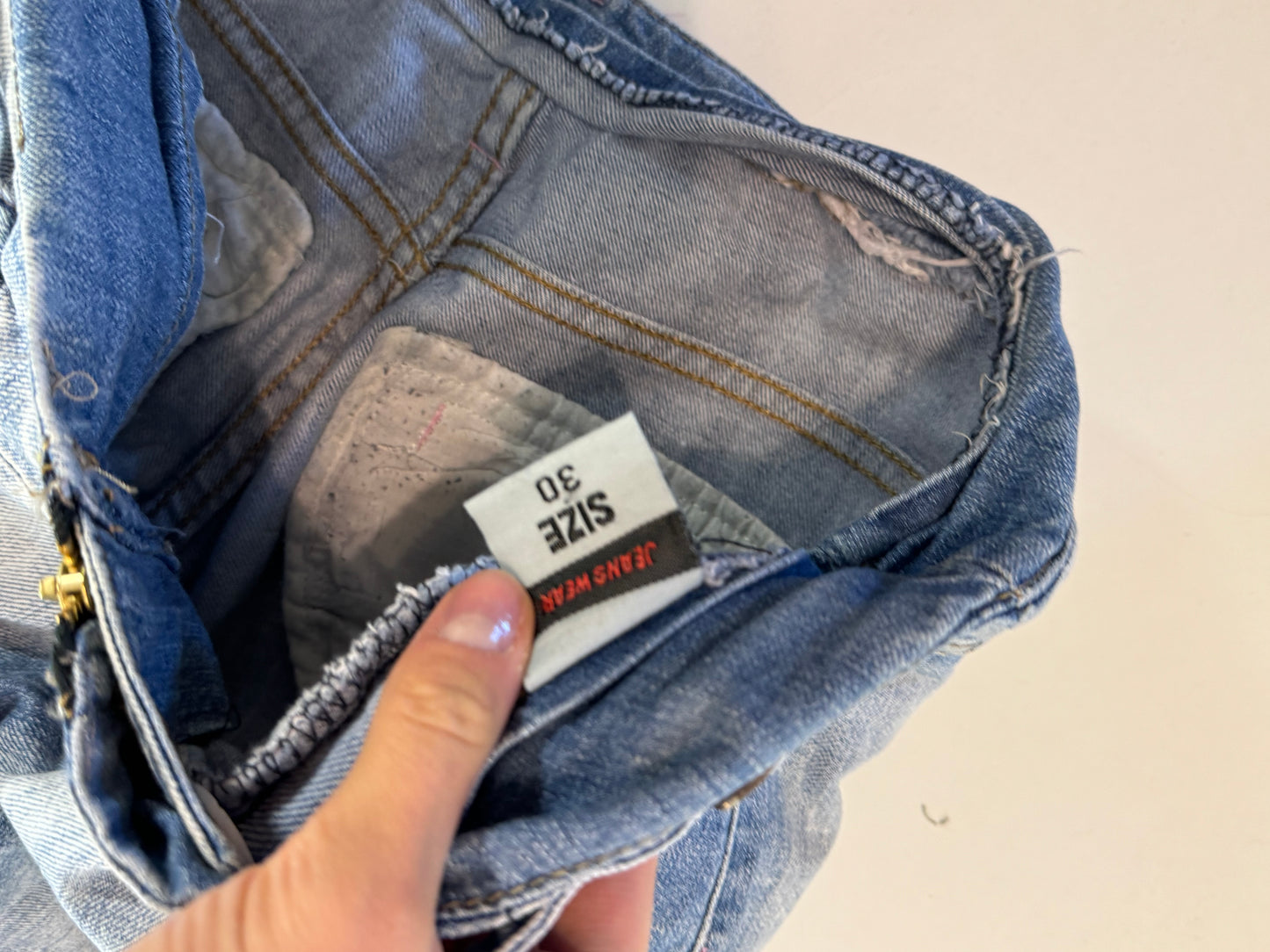 Lågmidjade jeans stl: M