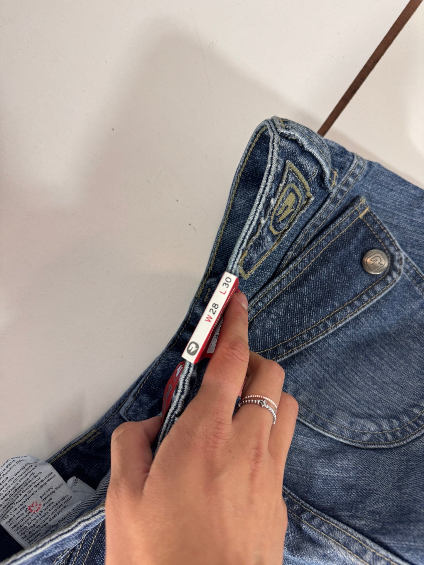 Lågmidjade jeans stl: XS