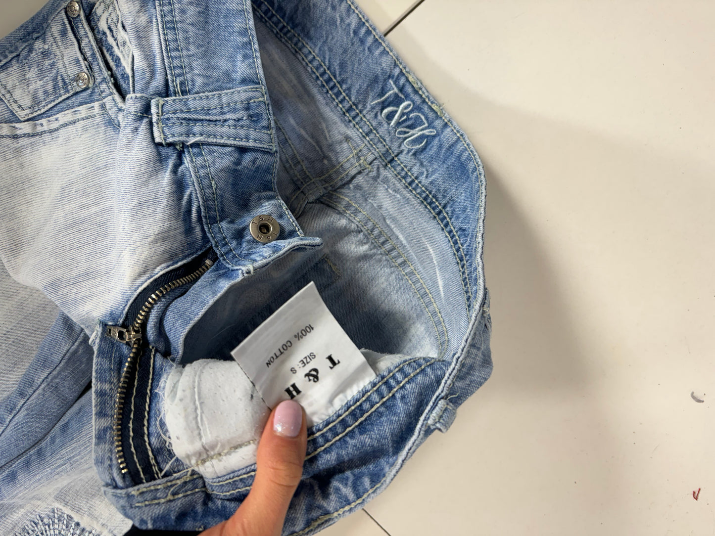 Lågmidjade jeans stl: S