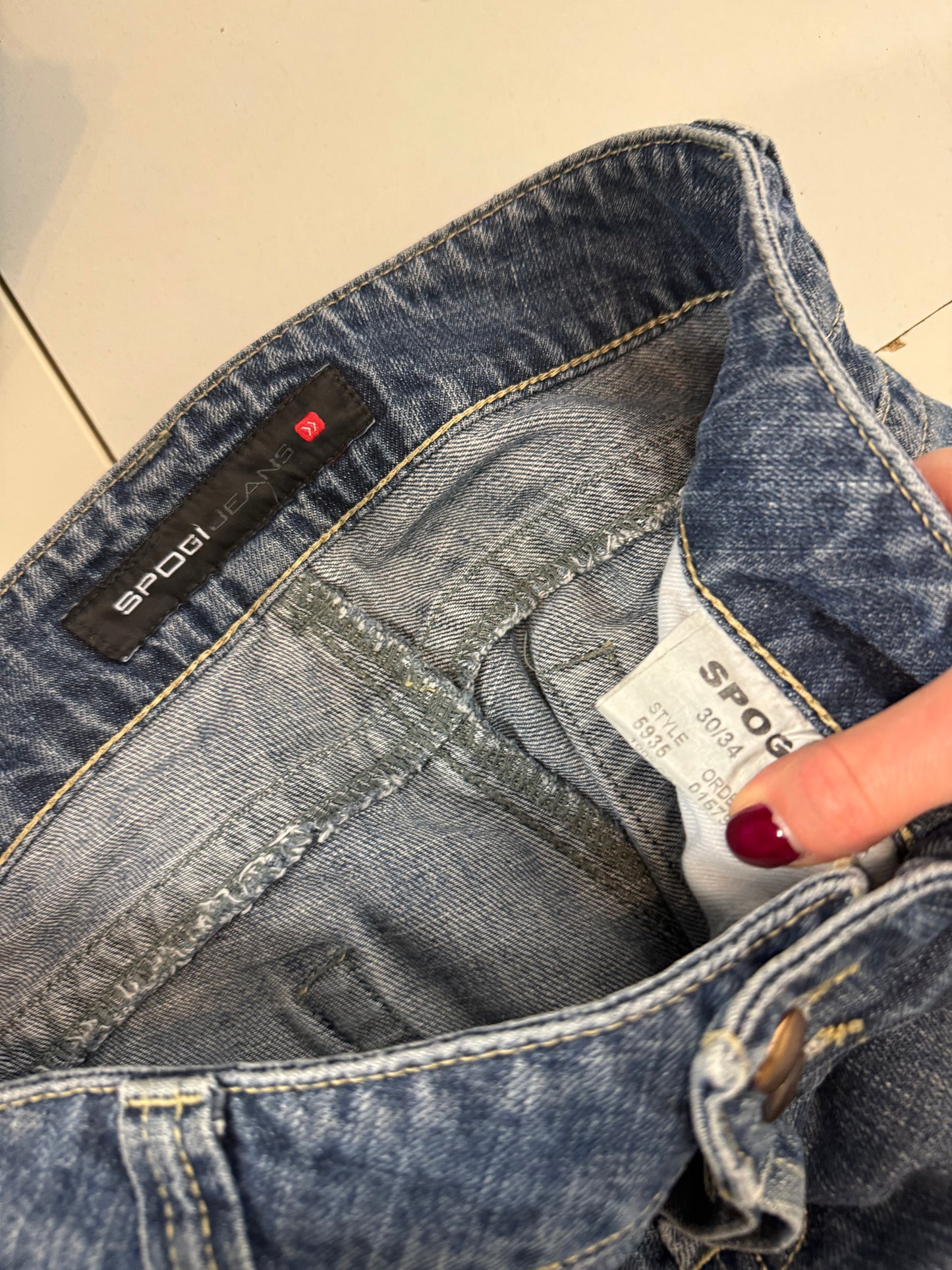 Lågmidjade jeans stl: S/M