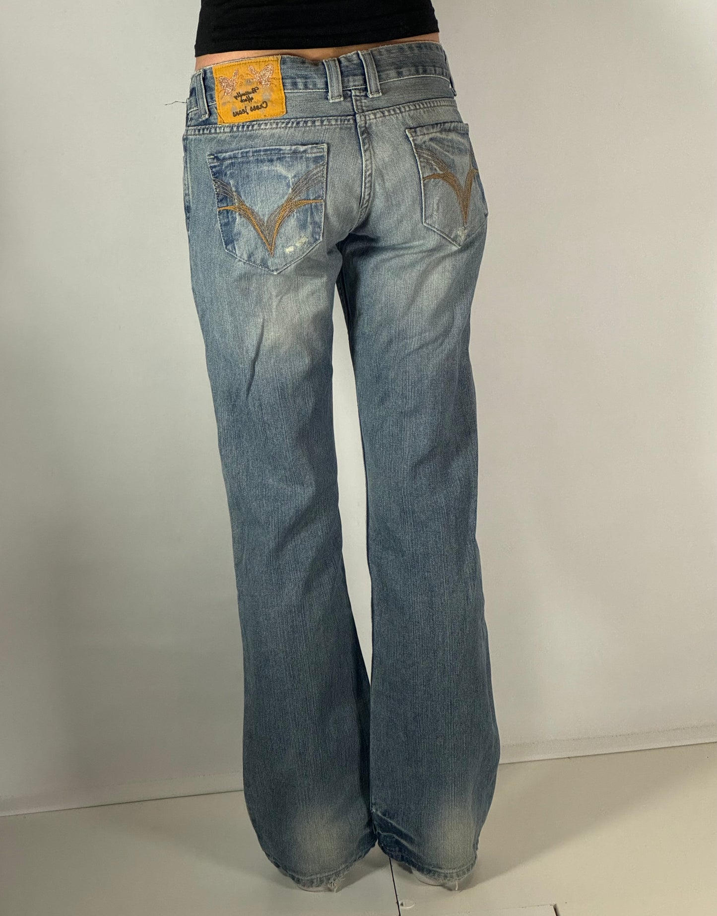 Lågmidjade jeans stl: S
