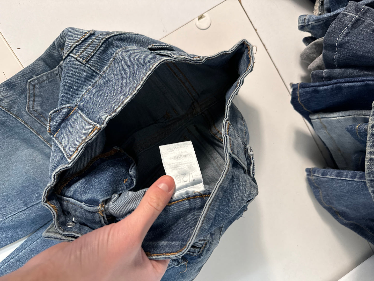 Lågmidjade jeans stl: XXS