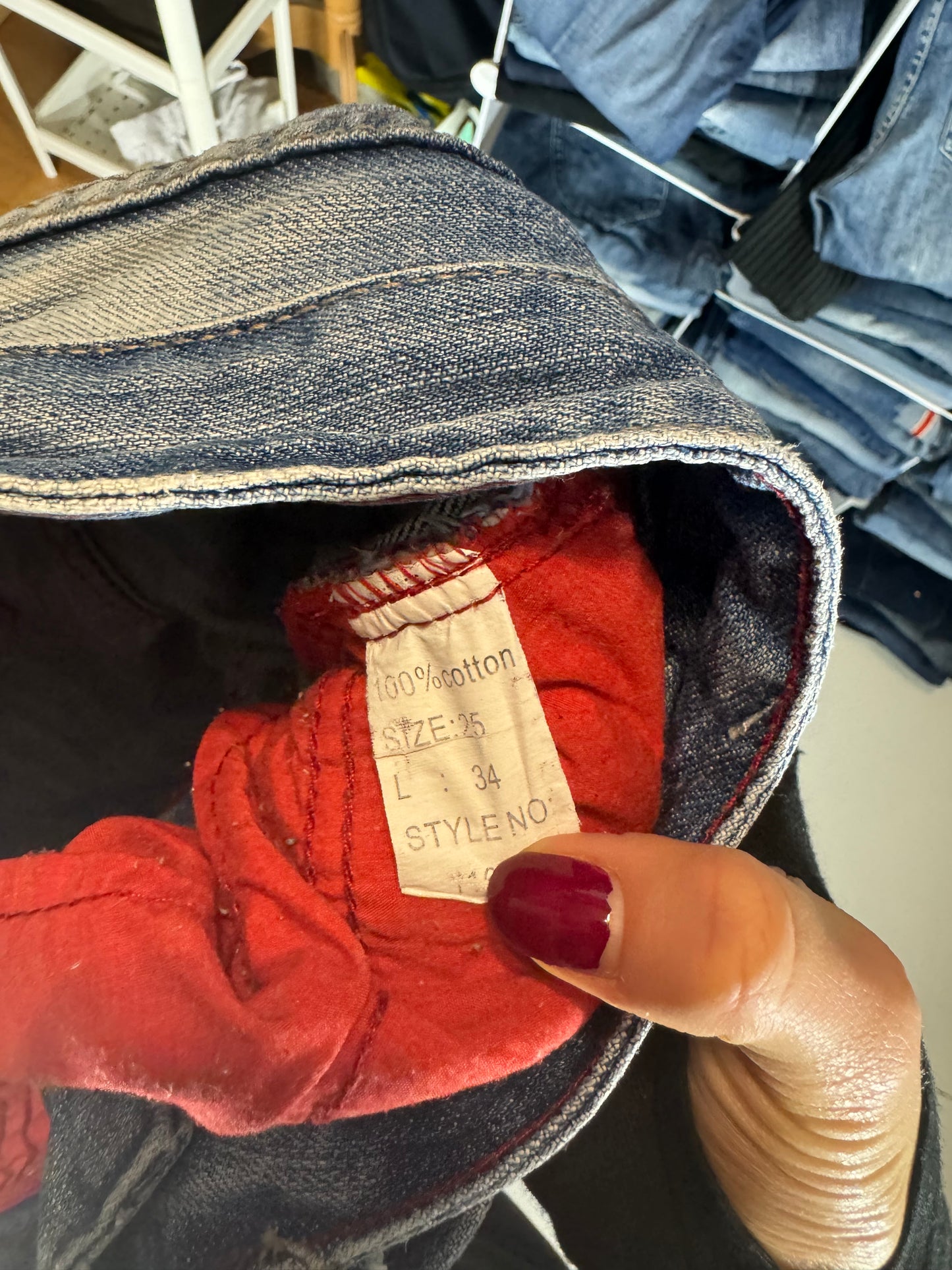 Lågmidjade jeans stl: XXS