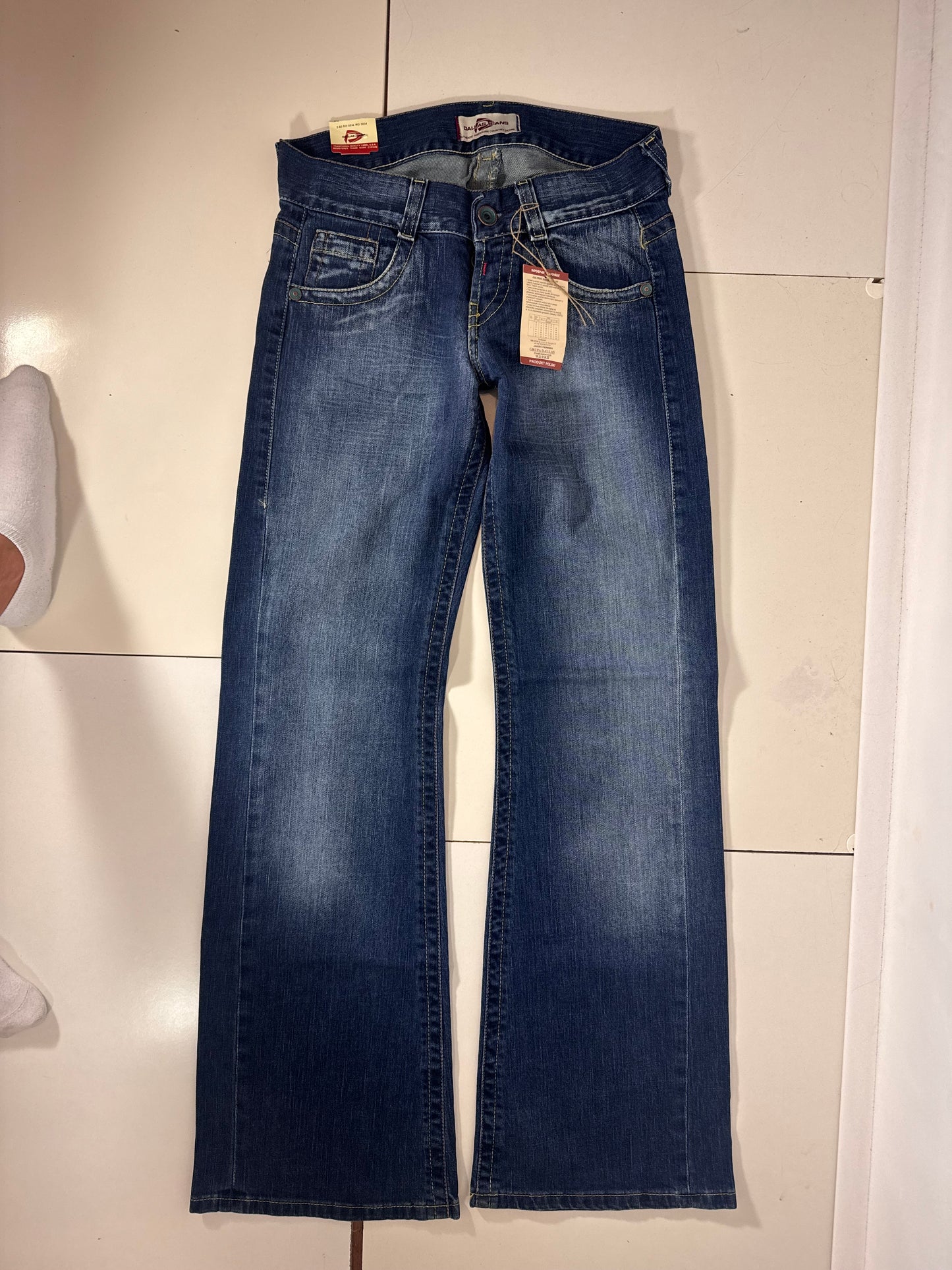 Lågmidjade jeans stl: XS/S (W30/L34)