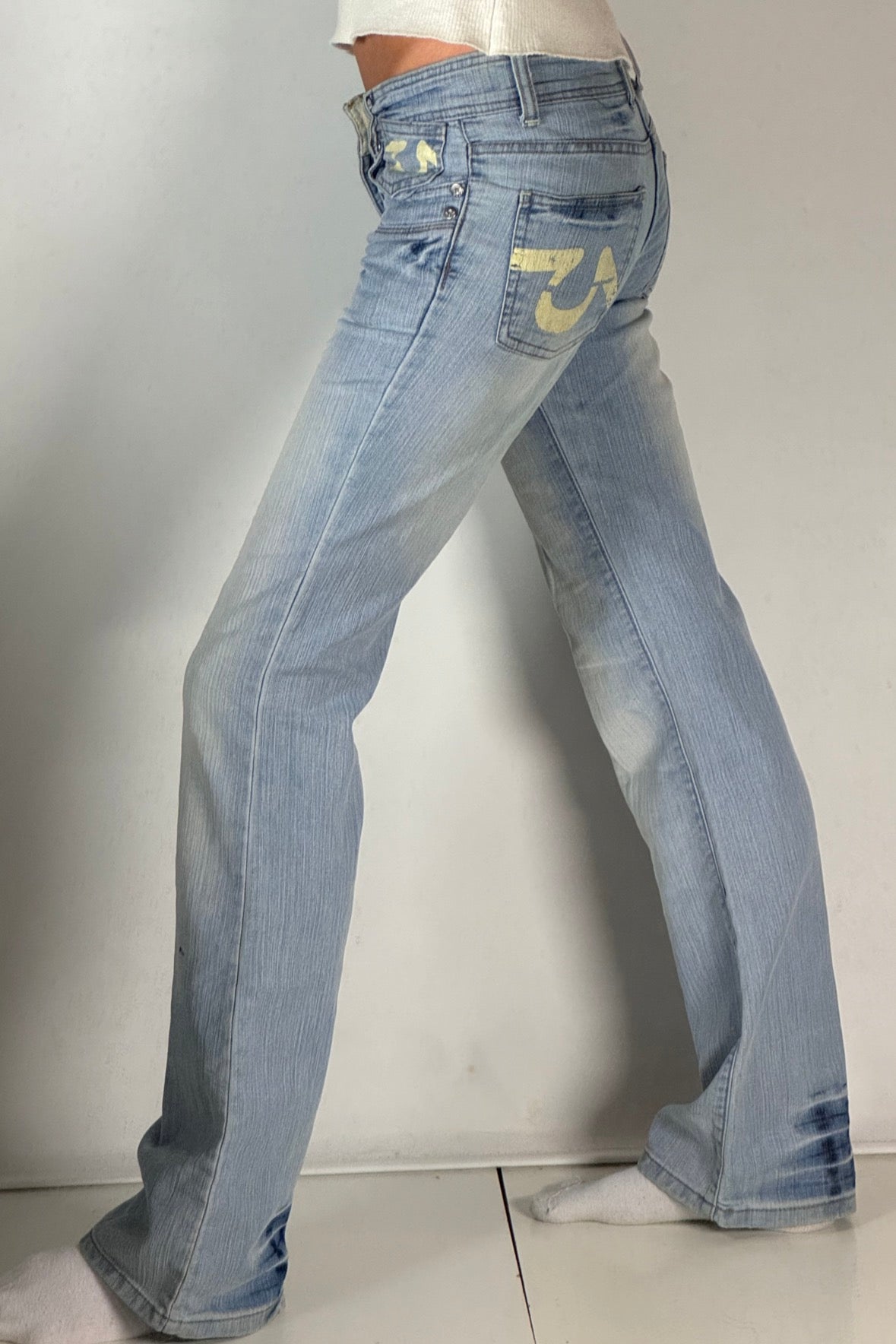 Lågmidjade jeans stl: XXS
