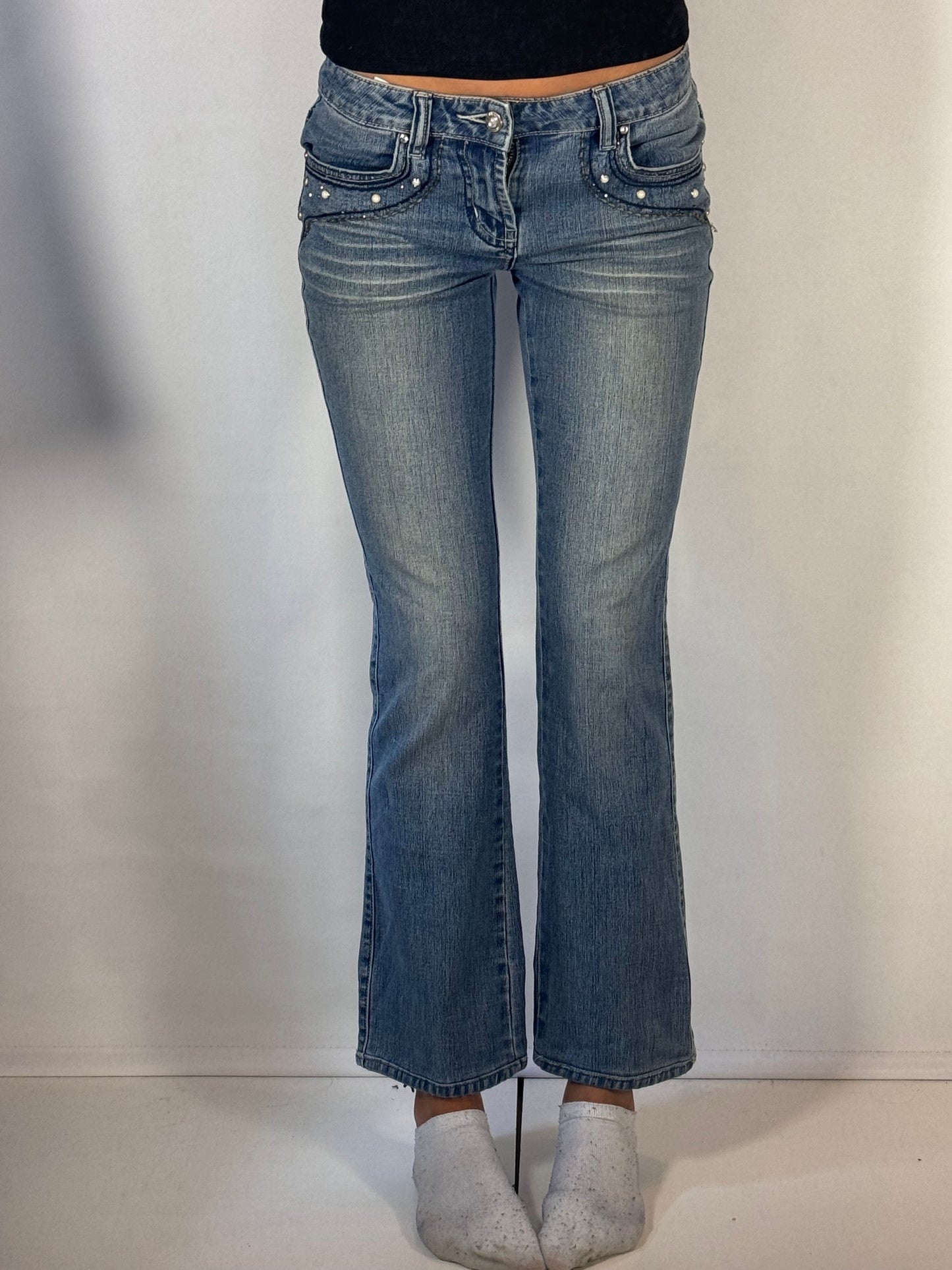 Lågmidjade jeans stl: XS