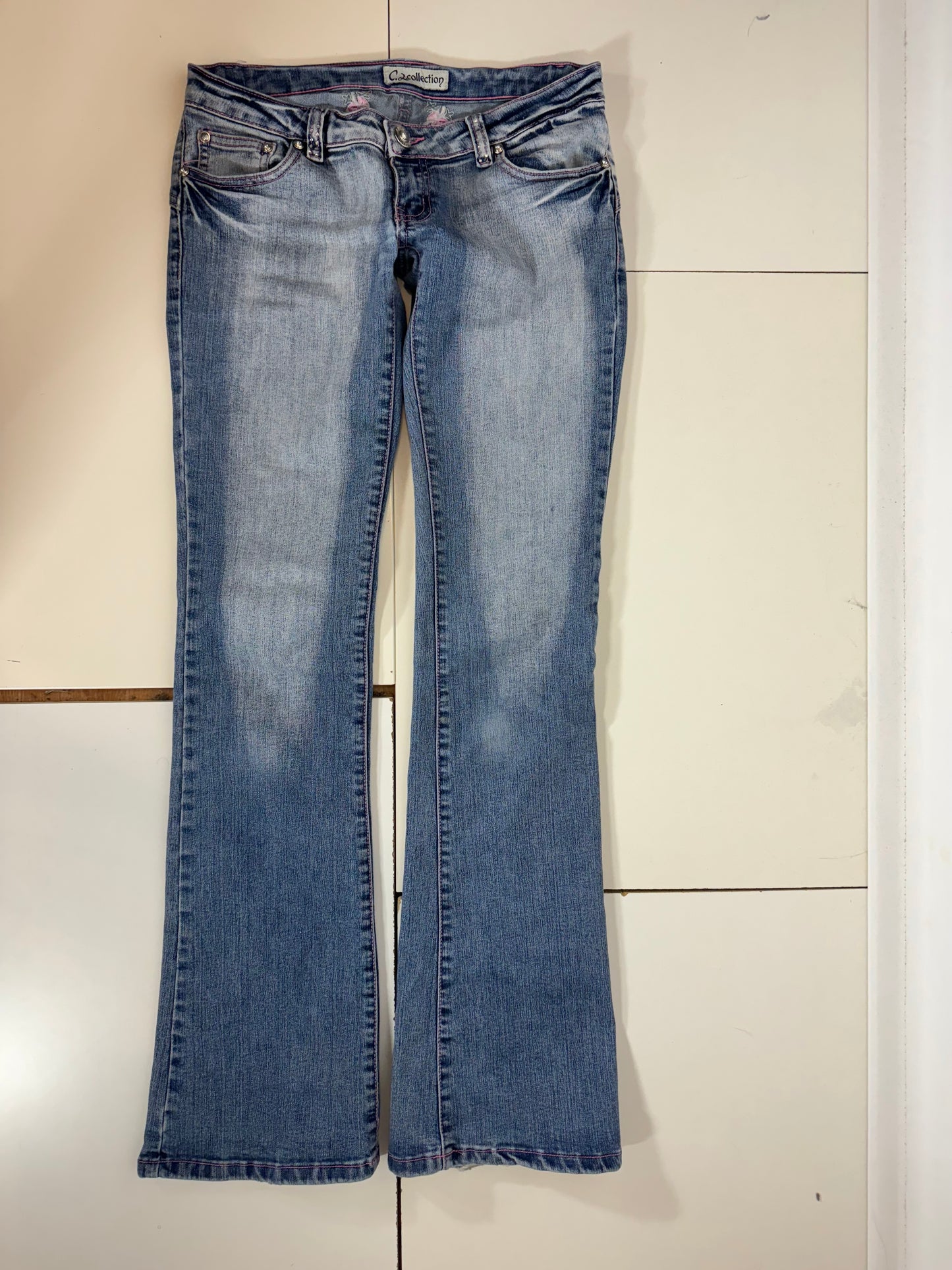 Lågmidjade jeans stl: S