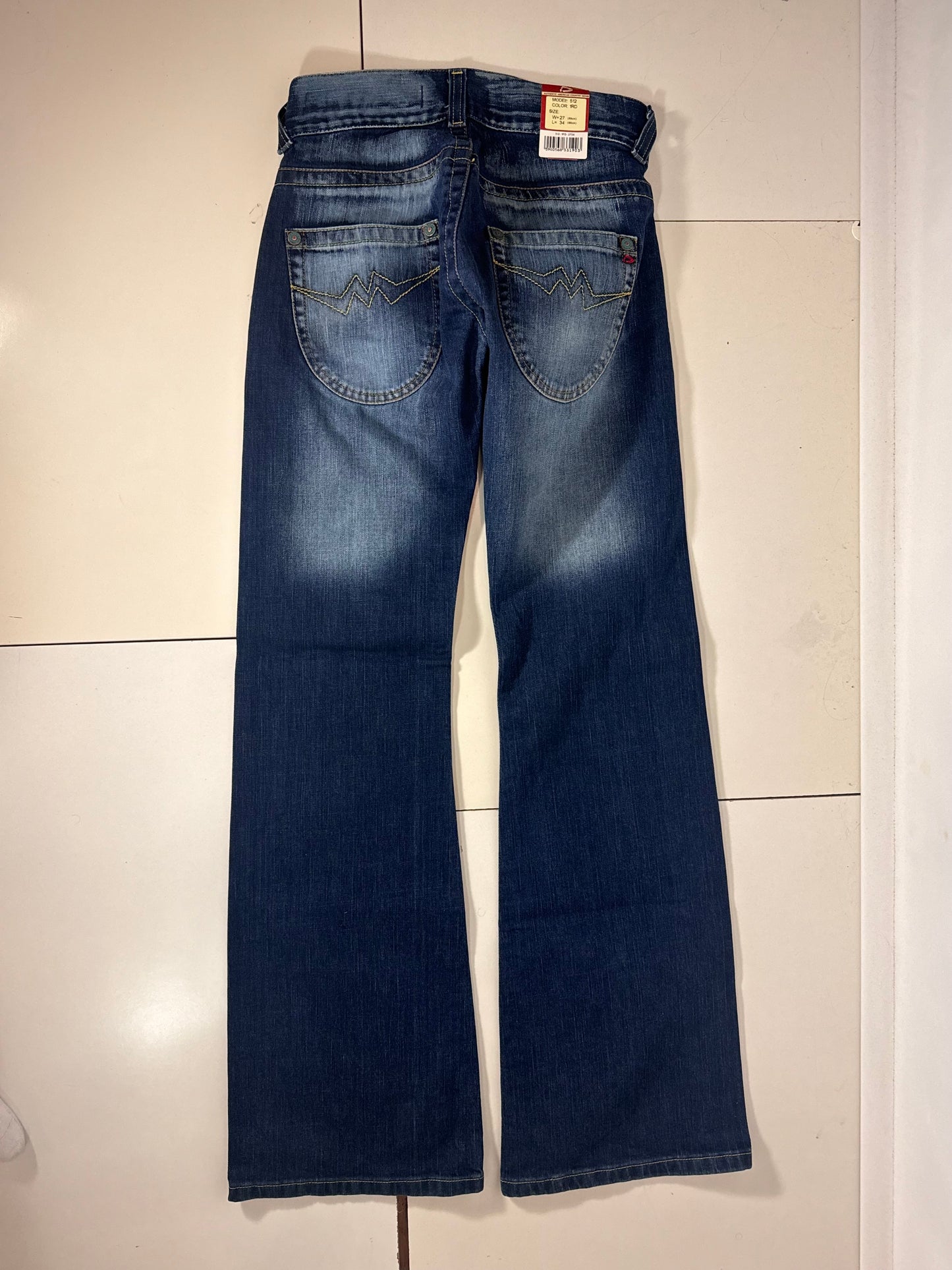 Lågmidjade jeans stl: XXS (W27/L34)