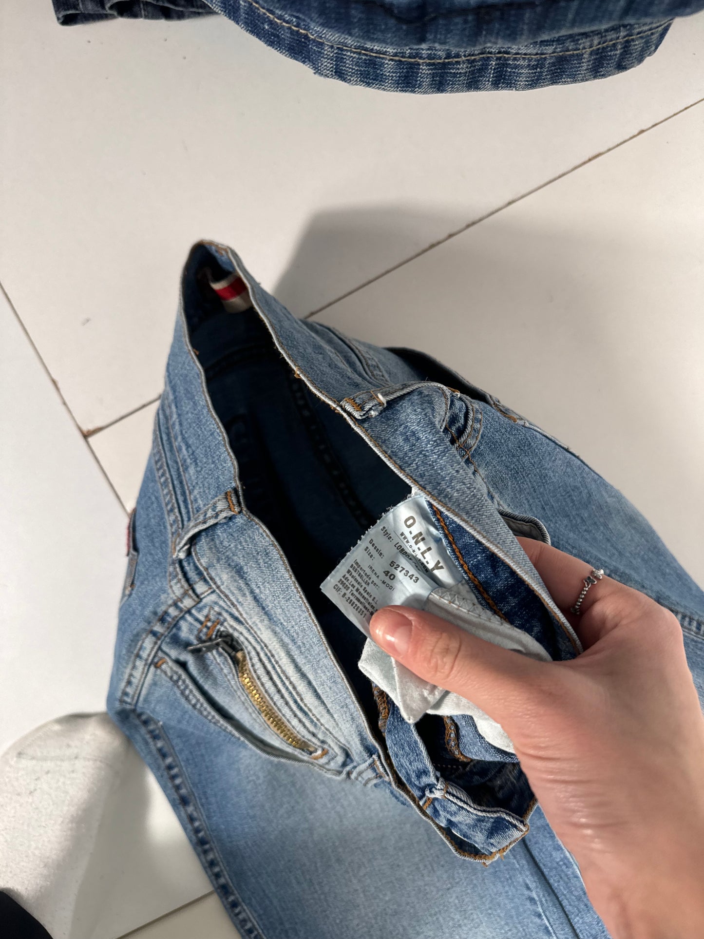 Lavtaljede jeans str: XS