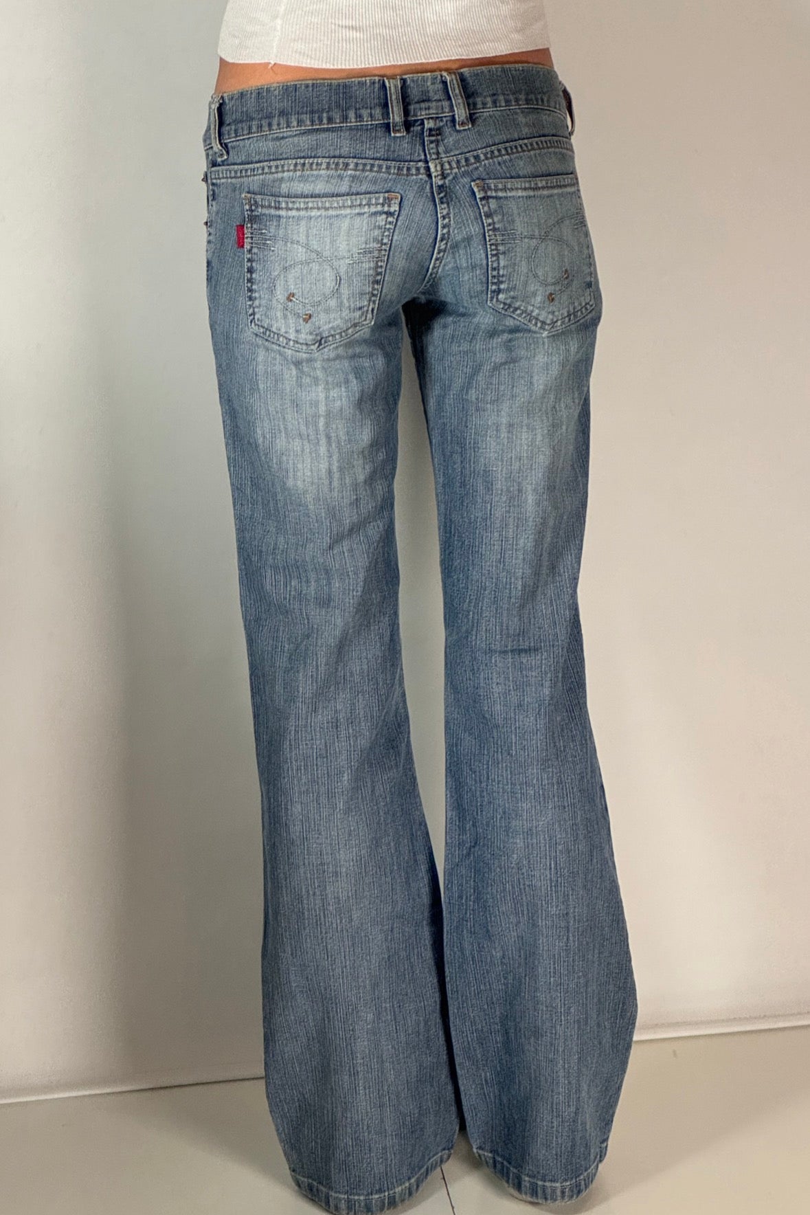Lågmidjade jeans stl: S
