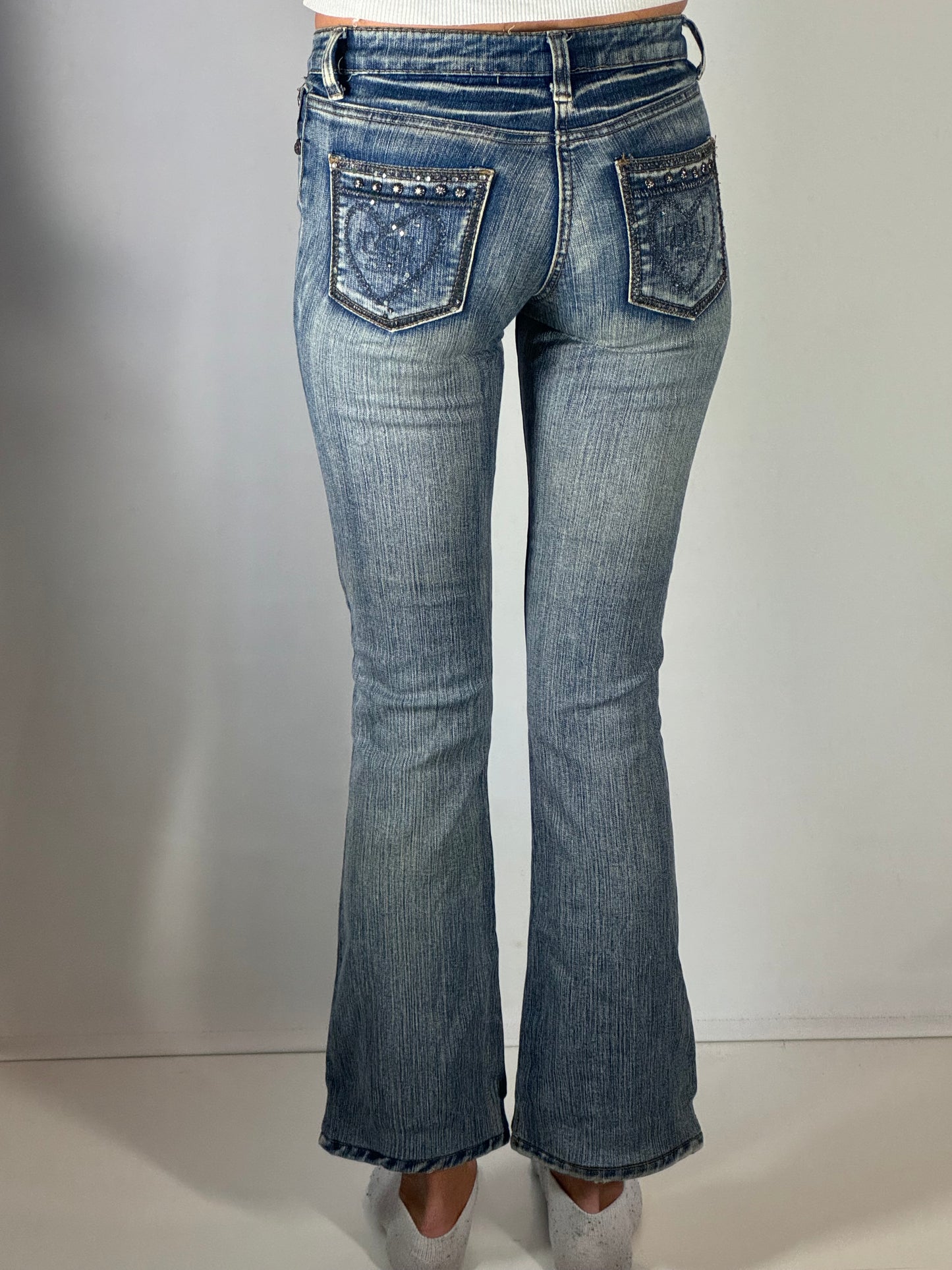 Lågmidjade jeans stl: XXS